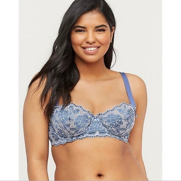 Cacique Intimates & Sleepwear Cacique Unlined Blue And
